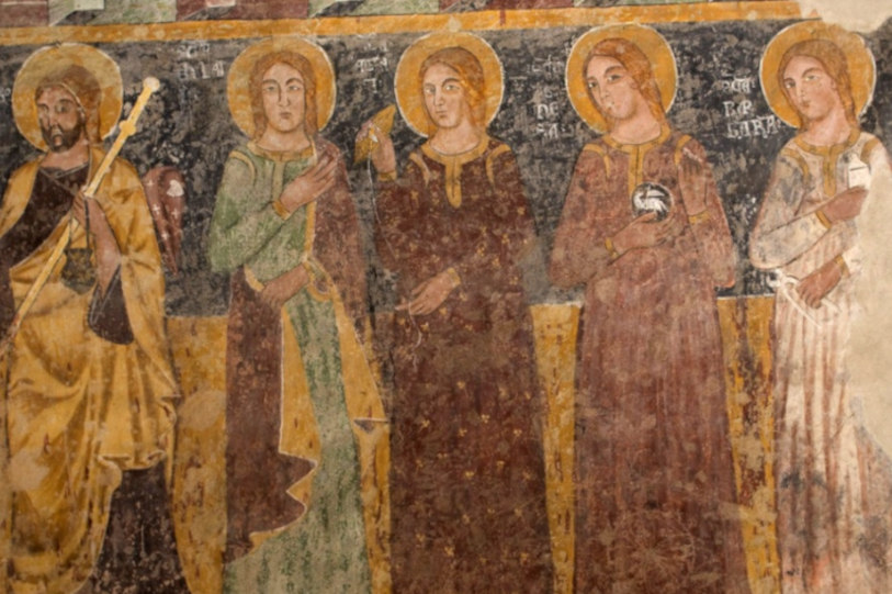 Bosa, affresco Malaspina