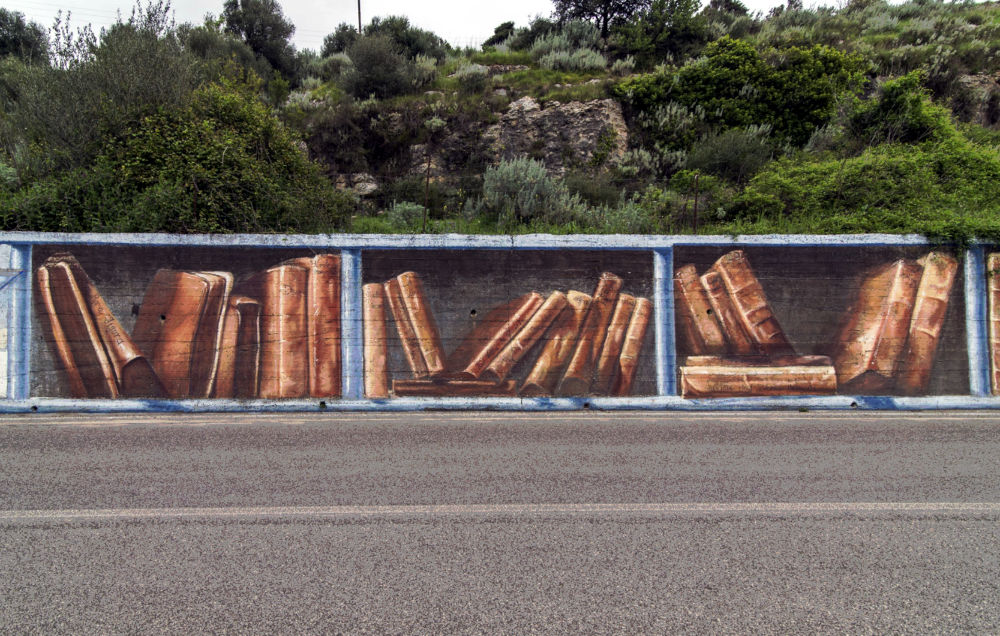 Libreria, murale di Sergio Miali, 1959 - da Catalogo Beni Culturali RAS