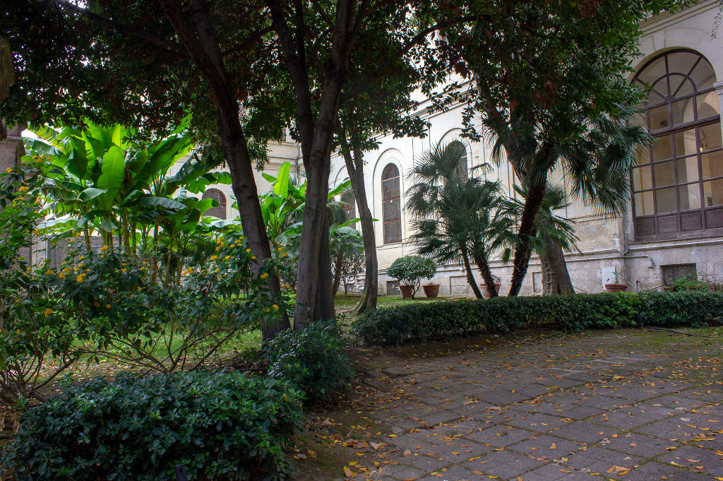 Jardín del Palacio de la Provincia de Sassari. Foto de Angela Nieddu, 2025, del Catalogo BBCC