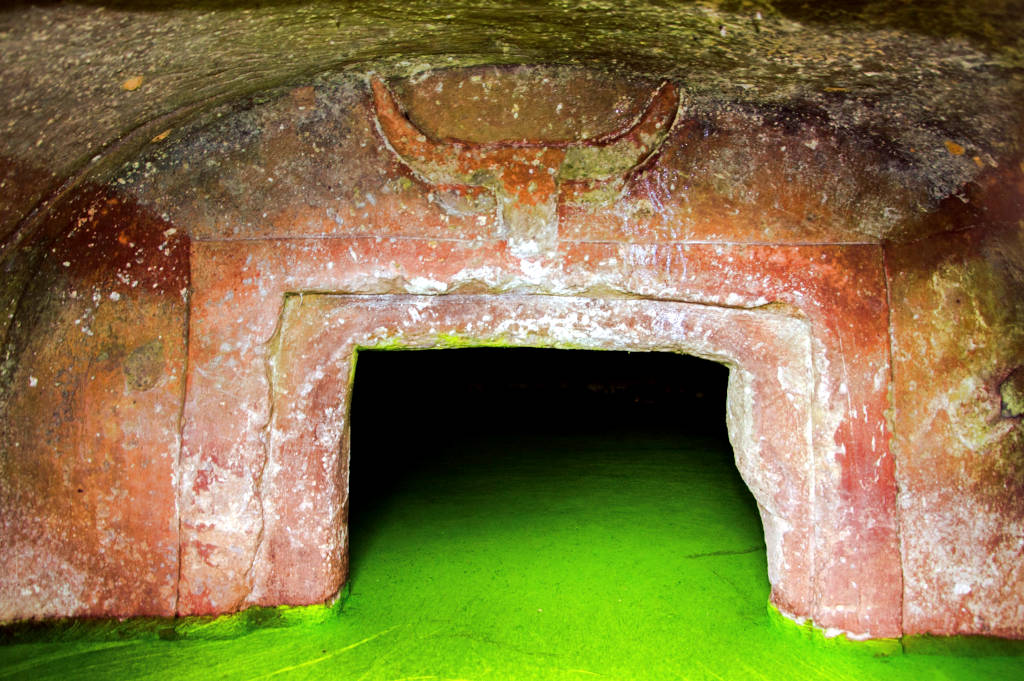 Domus de Janas VI by Sos Furrighesos. Photo by Luca Doro, 2012, from Catalogo BBCC RAS