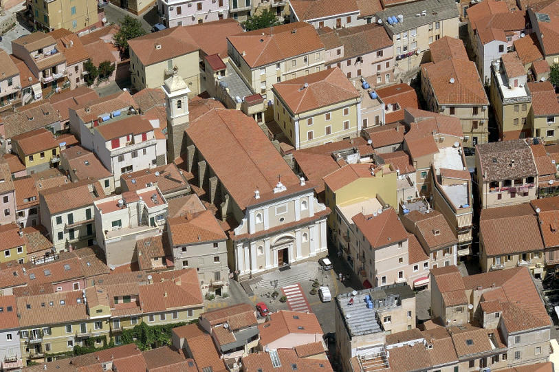 La Maddalena, Diocesan Museum. Image from Sardinia Aerial Photos - Orthophotos and Cartographic Data © Agea, All rights reserved