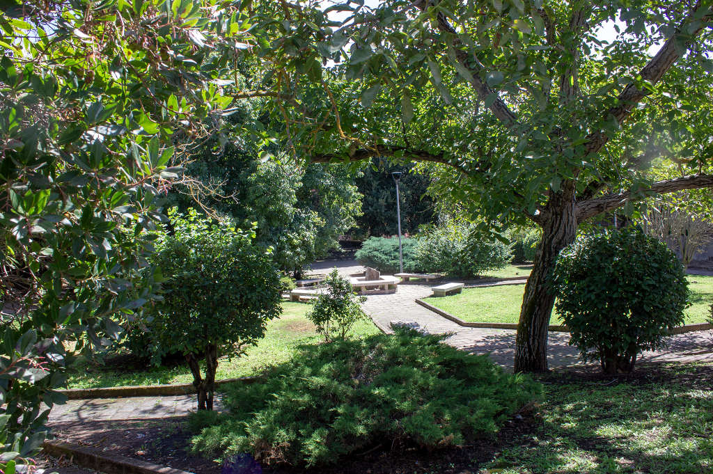 Giardino di Villa Pasquini. Foto di Angela Nieddu, 2025, da Catalogo BBCC