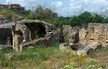San Basilio, Terme romane
