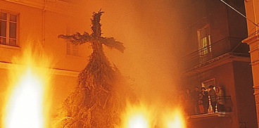 Incendie de Saint Antoine Abbé à Dorgali