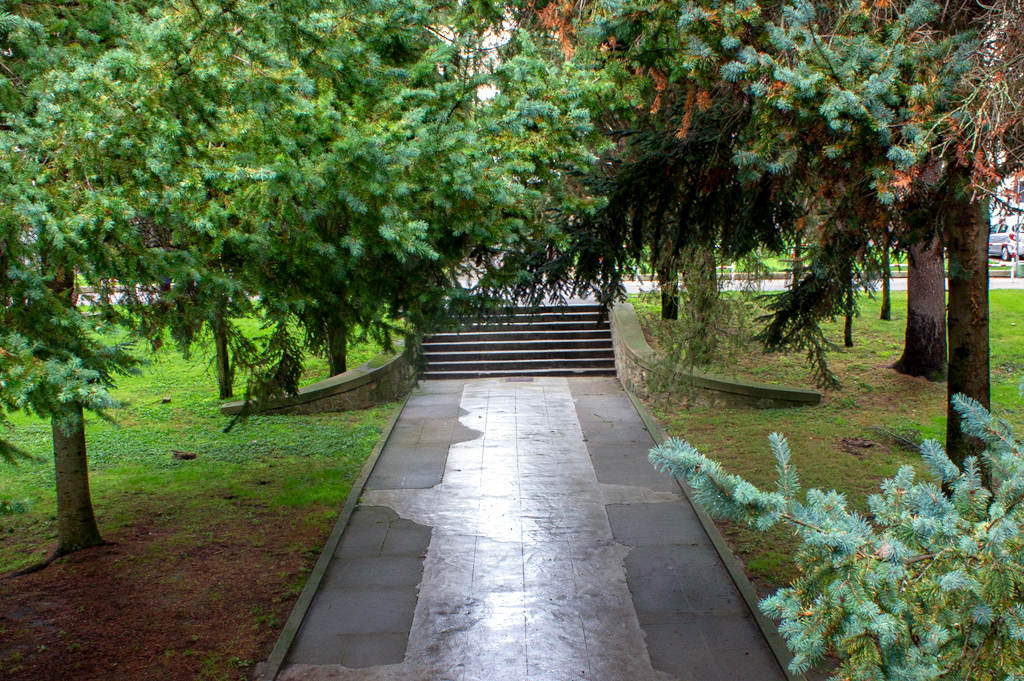 Cesare Zonchello Hospital Complex Park. Photo by Angela Nieddu, 2025, from Catalogo BBCC