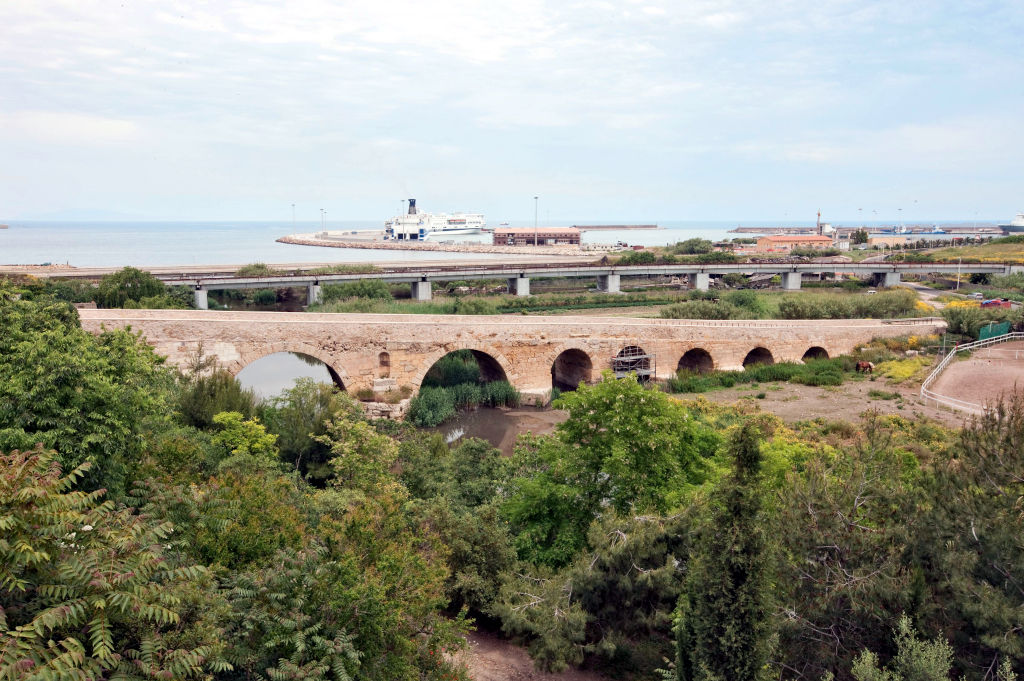 Turris Libisonis, römische Brücke. Foto von Marco Ceraglia, 2010, von Digital Resources Sardegna IDV