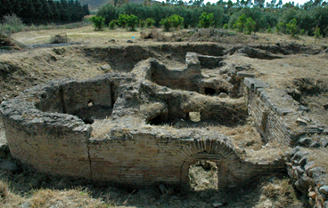 Ussana, Terme romane