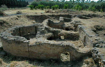 Ussana, baños romanos