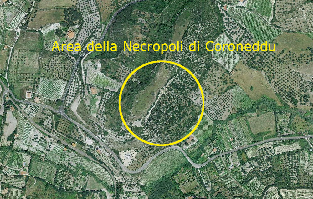 Bosa, Necropoli di Coroneddu