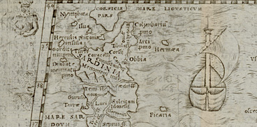 Cartografia storica di un'isola mediterranea