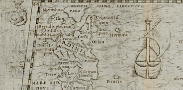 Cartografia storica di un'isola mediterranea