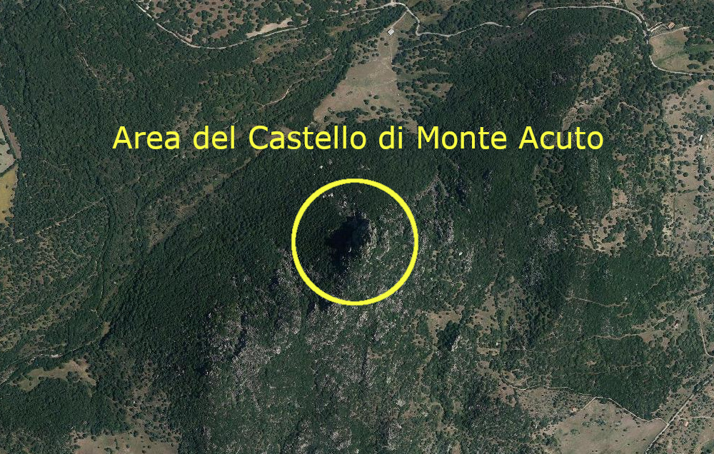 Berchidda, château de Monte Acuto