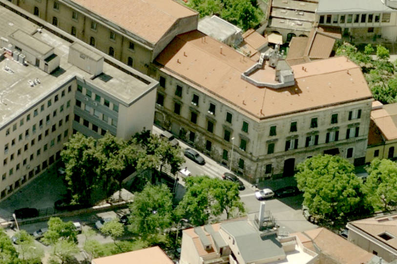Sassari, “Francesco Bande” Ethnographic Museum, image from Sardegna Foto Aeree - Ortofoto © Agea, All rights reserved 