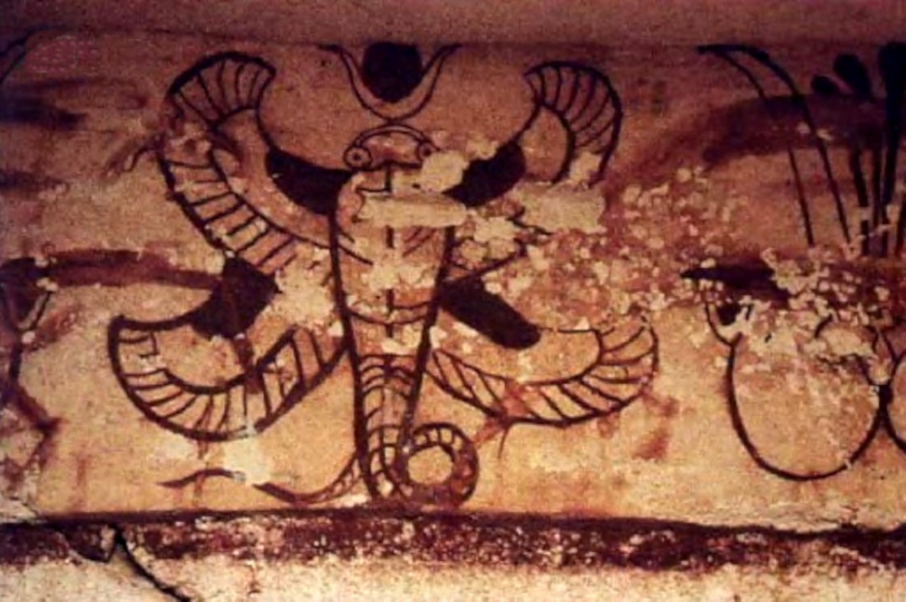 Cagliari, Tuvixeddu, tomba dell'Ureo. Foto Archivio M. A. Mongiu, da Sardegna Digital Library