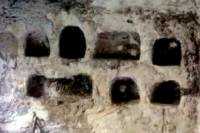 Colle di Tuvixeddu, Kolumbarium. Archiv M. A. Mongiu, aus der Sardegna Digital Library