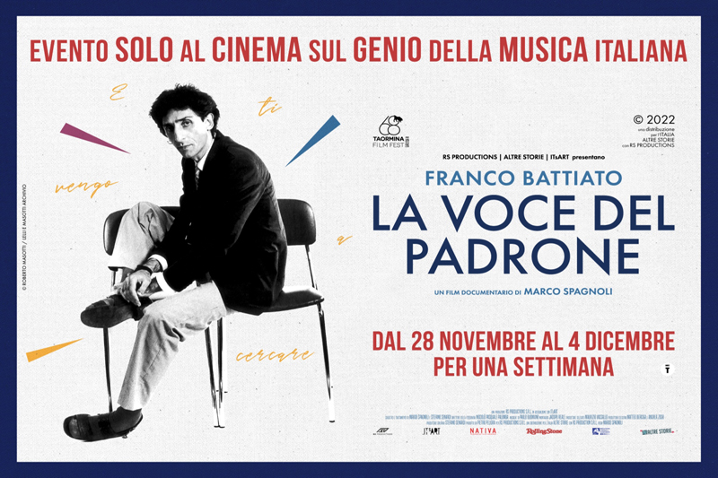 Film evento "Franco Battiato - La Voce del Padrone"
