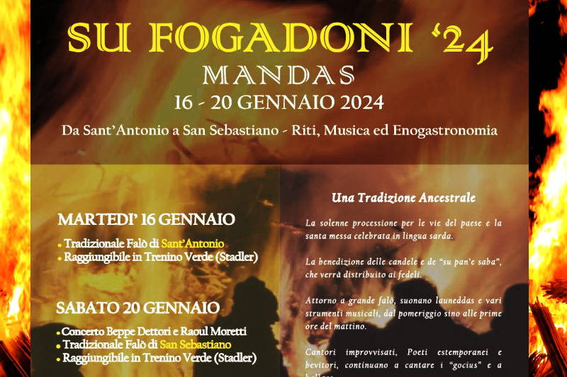 Mandas, Su Fogaroni 2024