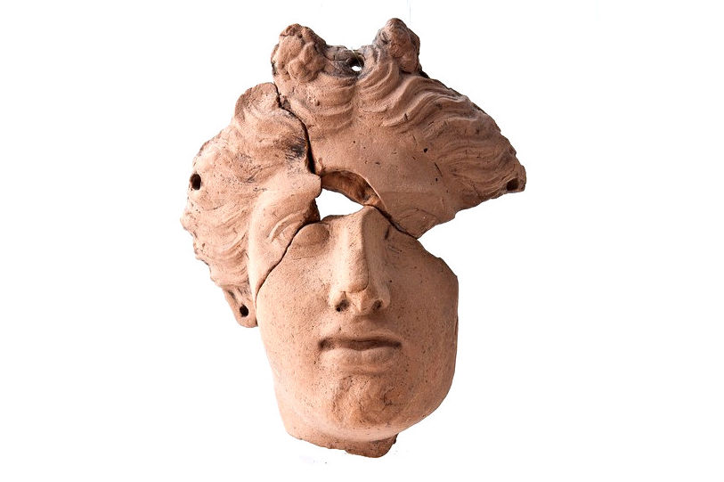 Civic Archaeological Museum, female votive head, Punic-Roman period. Photo by Pierluigi Dessì, from Catalogo BBCC