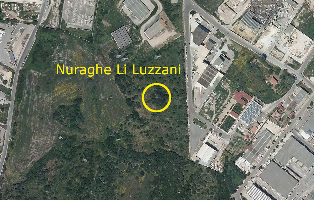 Sassari, Nuraghe Li Luzzani