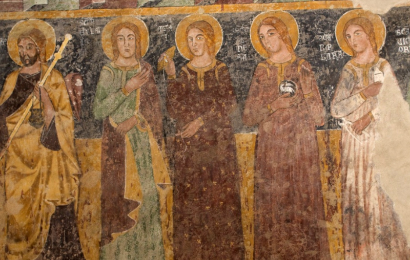 Gli affreschi romanici