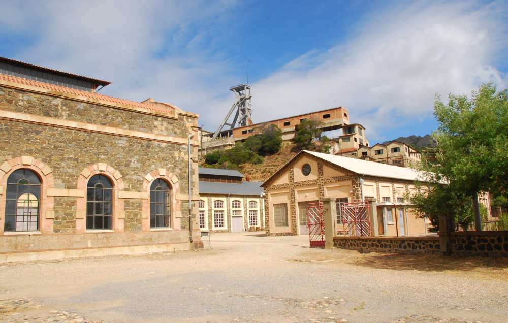 Guspini, Miniera di Montevecchio, percorso Officine