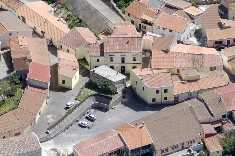 Cedoc Museum and Municipal Art Gallery, from Sardinia Aerial Photos - Ortofoto © Agea, All rights reserved