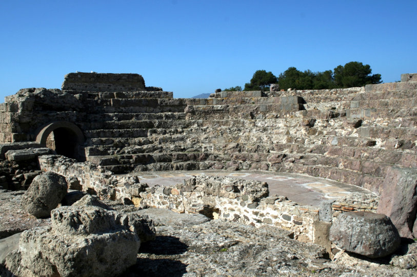 Nora, ruinas romanas de sa tzitade de Nora. Foto de Barbara Pisano, 2009, de Sardigna DL