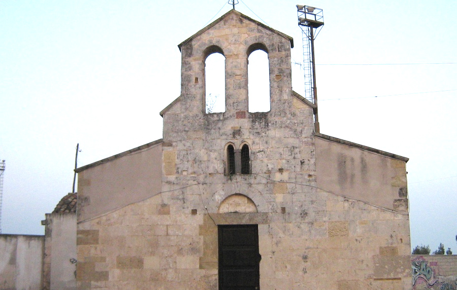 Decimoputzu, Baptistery and Church of San Giorgio